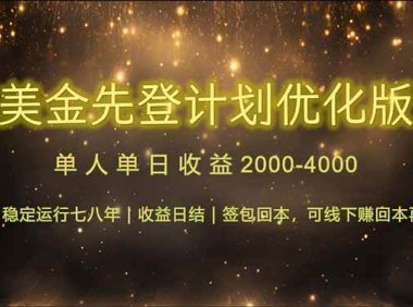连续7-8年创单日收益冠军项目，日收益$600-1200