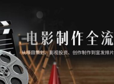 电影制作全流程，从项目策划、影视投资、创作制作到宣发排片及版权回收
